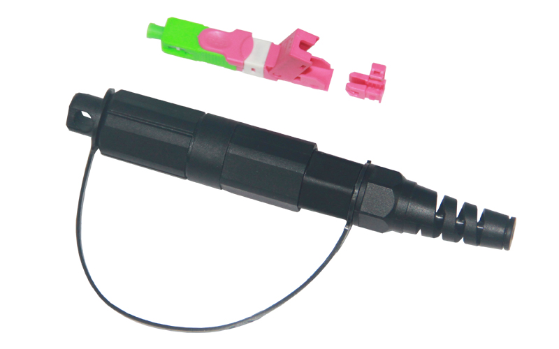 Outdoor IP68 CORNING OptiTap SC / APC Field Assembly Optical Connector