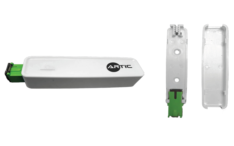 1 Port Inline Mini Fiber Terminal Box with SC APC (Shorter)