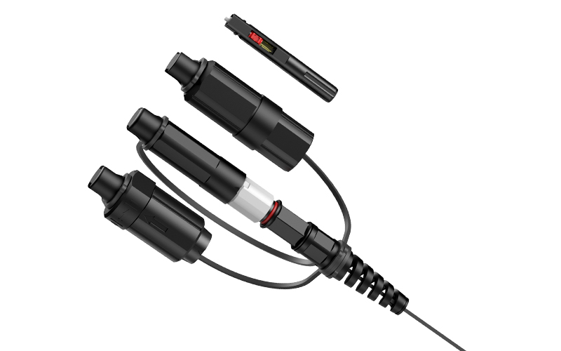 3x1 FTTX Universal Harden Field Assembly Optical Connector