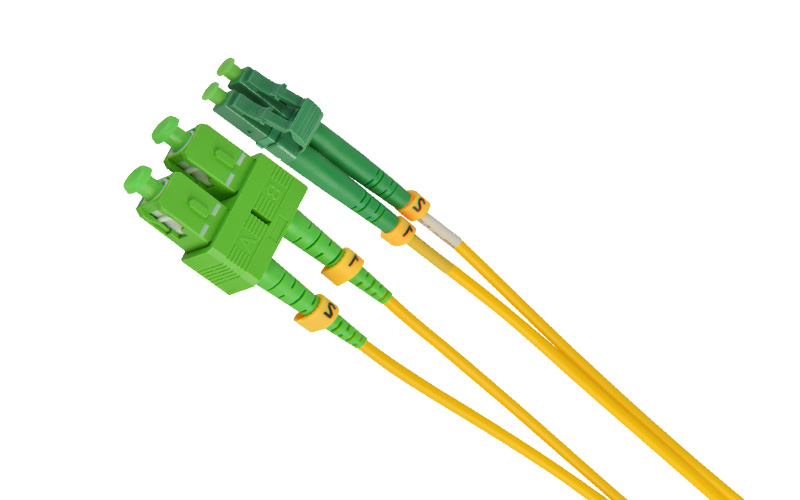 3.0mm SC/APC - LC/APC Singlemode Duplex Fiber Optical Patch Cables