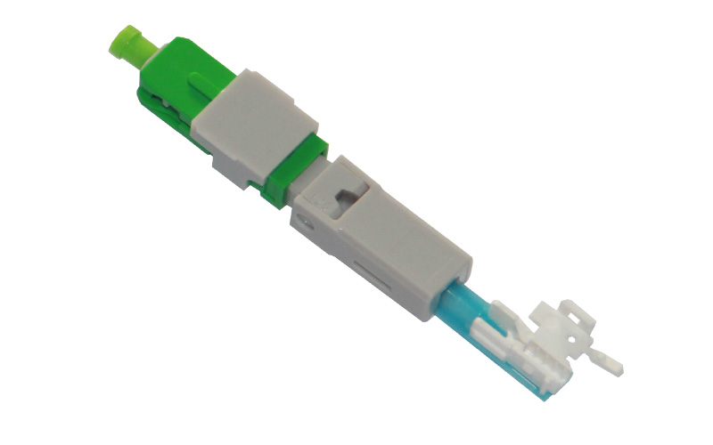 SC/APC Universal Fiber Optic Field-Installable Connector for Flat Drop Cables