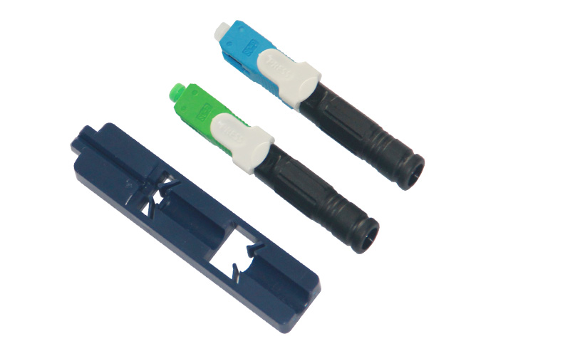 SC/APC Universal Fiber Optic Field-Installable Connector for 5.0mm Round Drop Cables