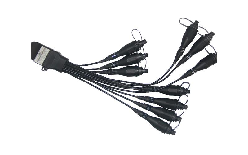 8-Port Flexible Service Terminal (FST) with 25ft Stub Cable
