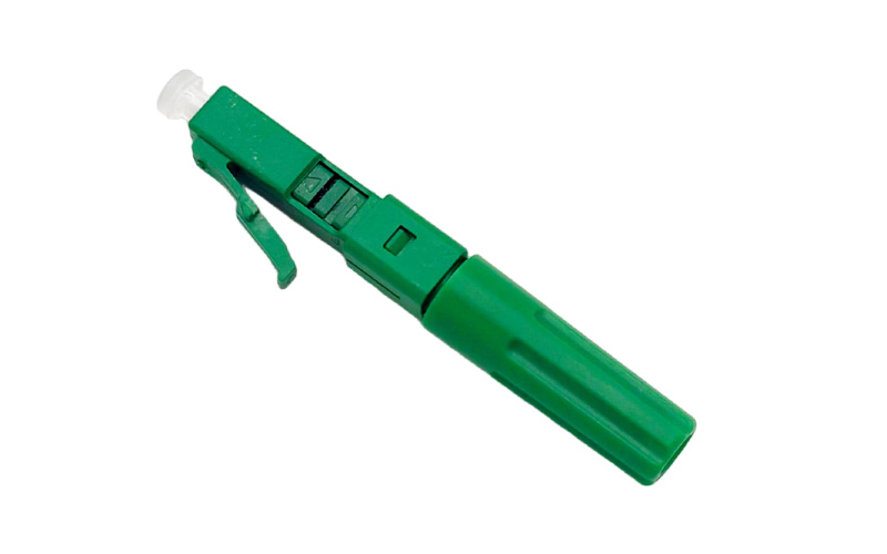 No Epoxy LC APC Fiber Field Assembly Optical Connector
