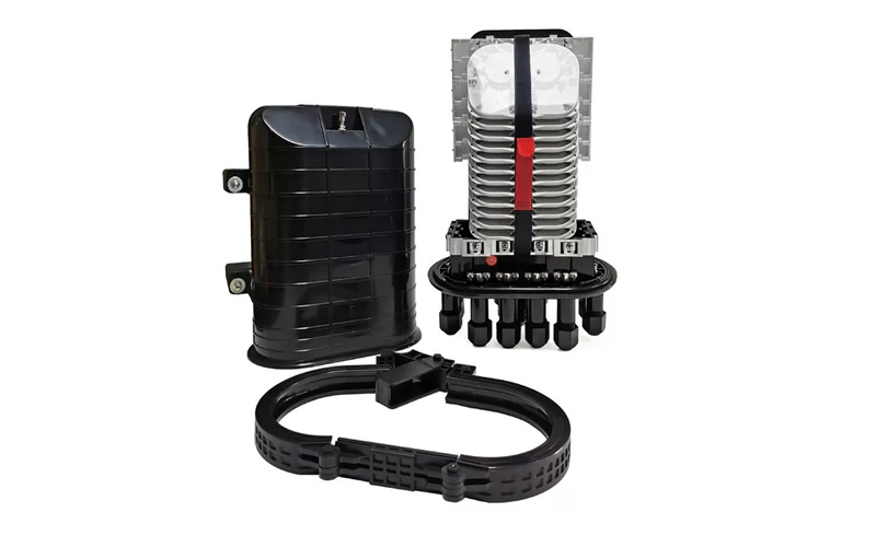 144 Cores IP68 Fiber Optical Dome Splice Closure, 2 Inlet 8 Outlet, Mechanical Sealed