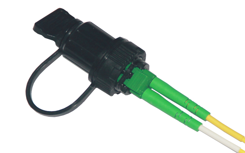 FTTH IP67 FastConnect 2FO LC Hardened Fiber Optic Adapter