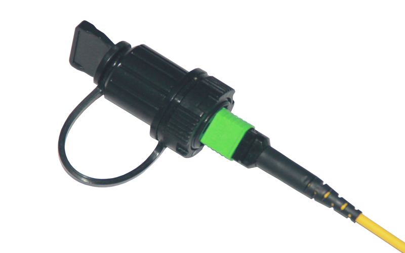 FTTH IP67 FastConnect 12FO MPO Hardened Fiber Optic Adapter