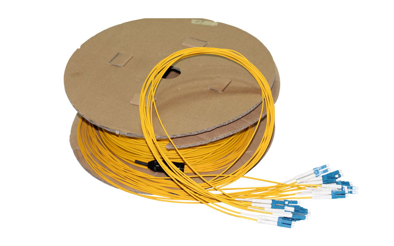 12/24 Cores LC/UPC to LC/UPC Breakout Trunk Fiber Optical Patch Cable